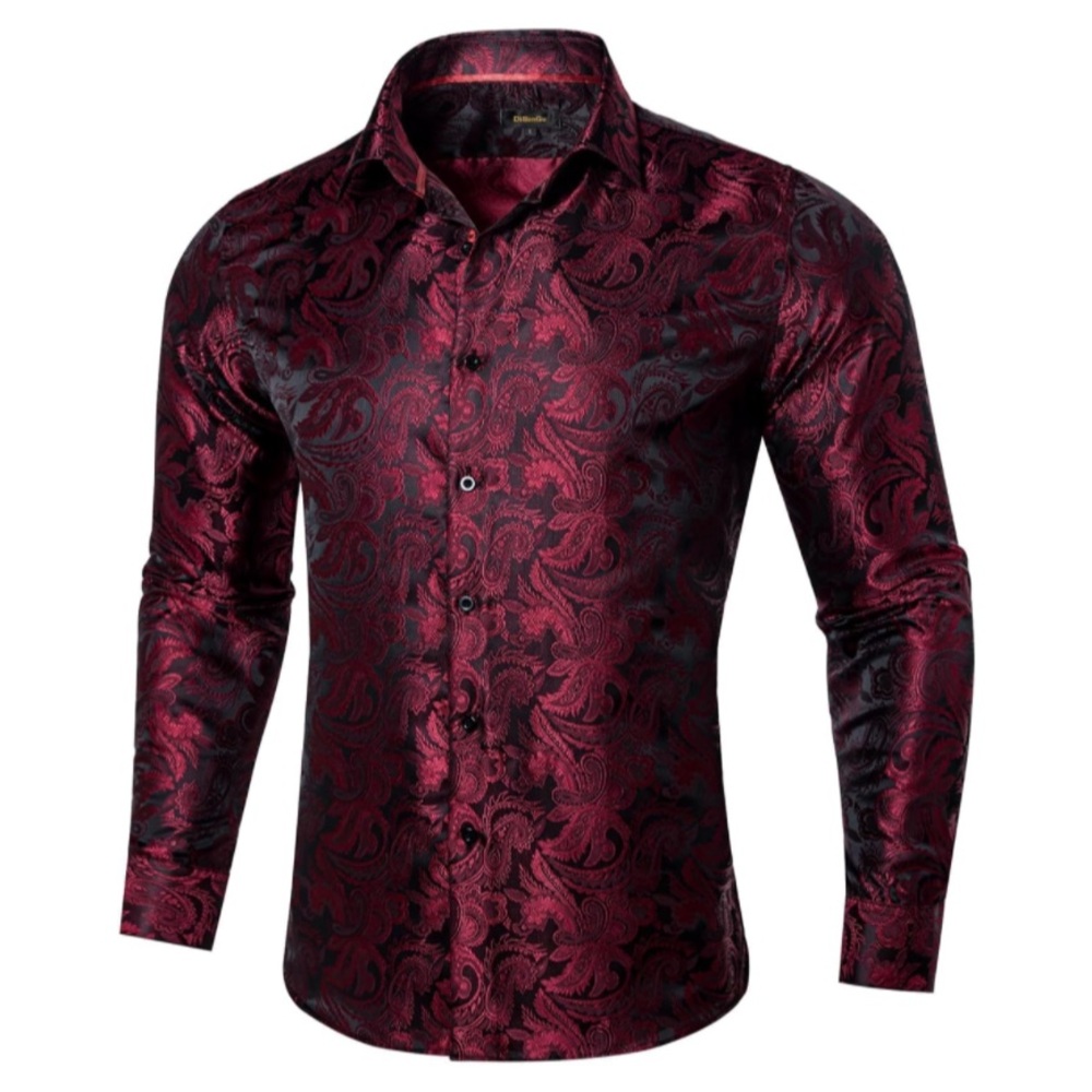 NWT DiBanGu Paisley Dress Shirt